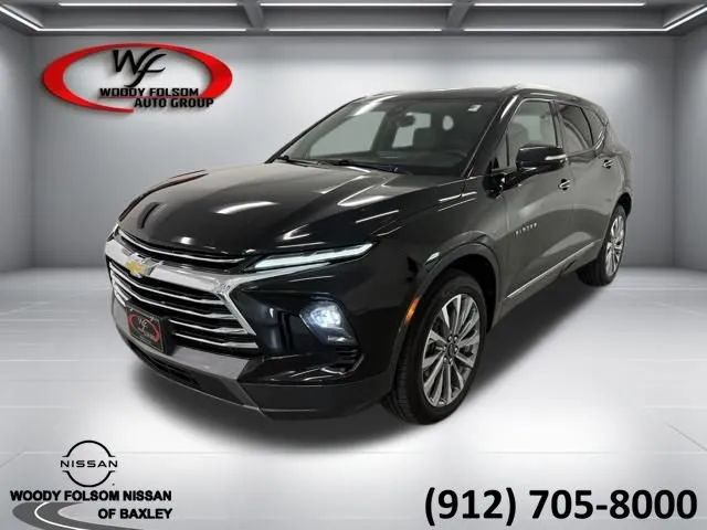 Black 2023 Chevrolet Blazer Premier FWD SUV / Crossover Front-Wheel Drive 9-Speed Automatic