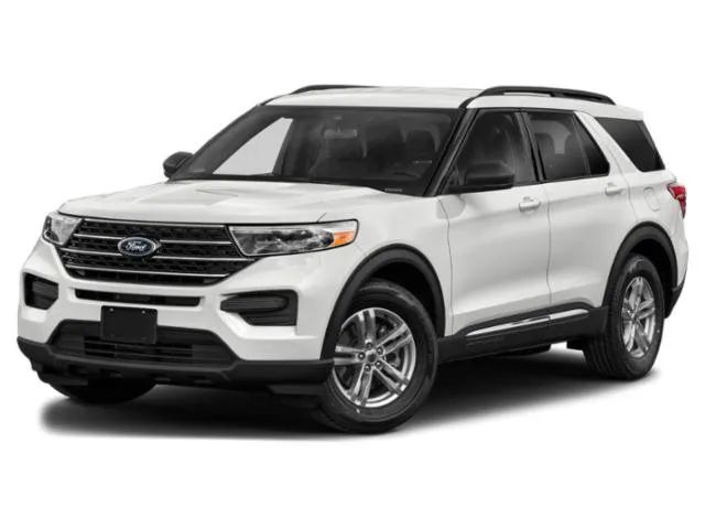 Blue 2022 Ford Explorer XLT RWD SUV / Crossover Rear-Wheel Drive