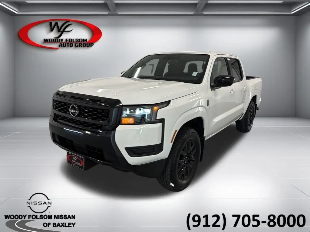 White 2026 Nissan Frontier Pickup Truck 4X2 9-Speed Automatic Overdrive