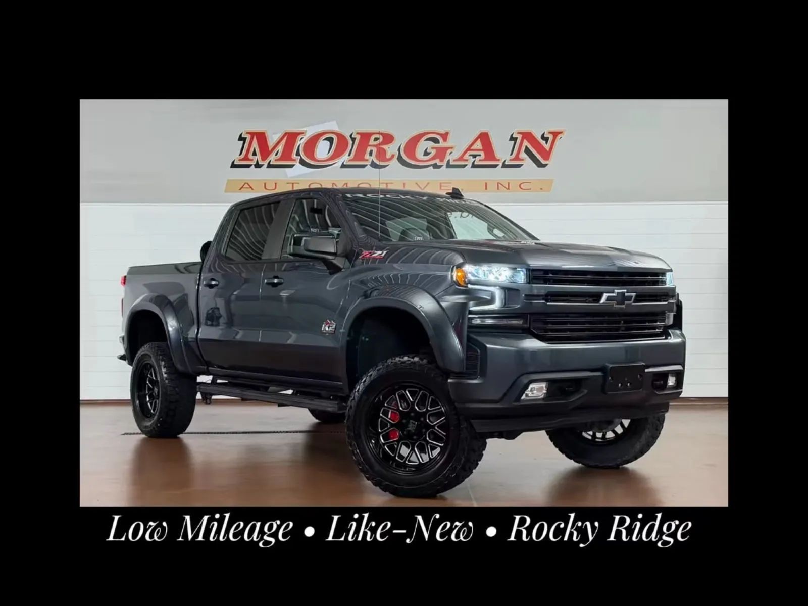 Blue 2020 Chevrolet Silverado 1500 Pickup Truck Four-Wheel Drive Automatic