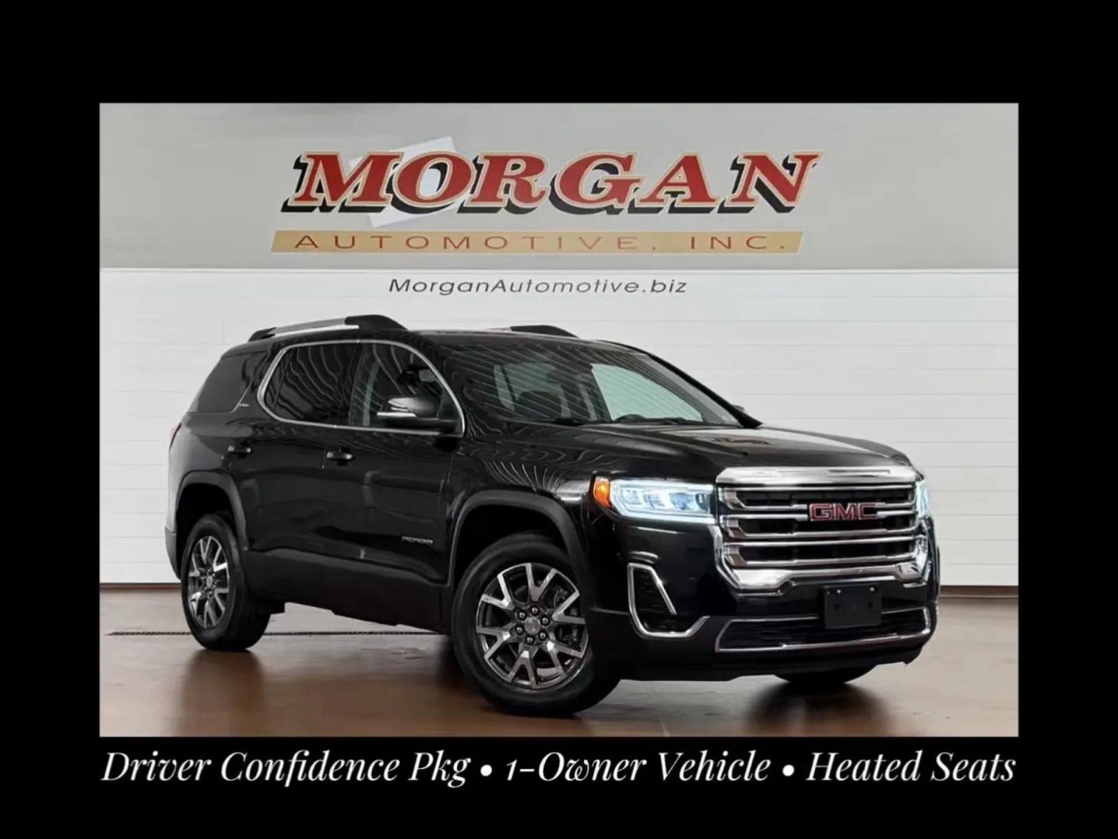 Black 2023 GMC Acadia SUV / Crossover Four-Wheel Drive 9-Speed Automatic