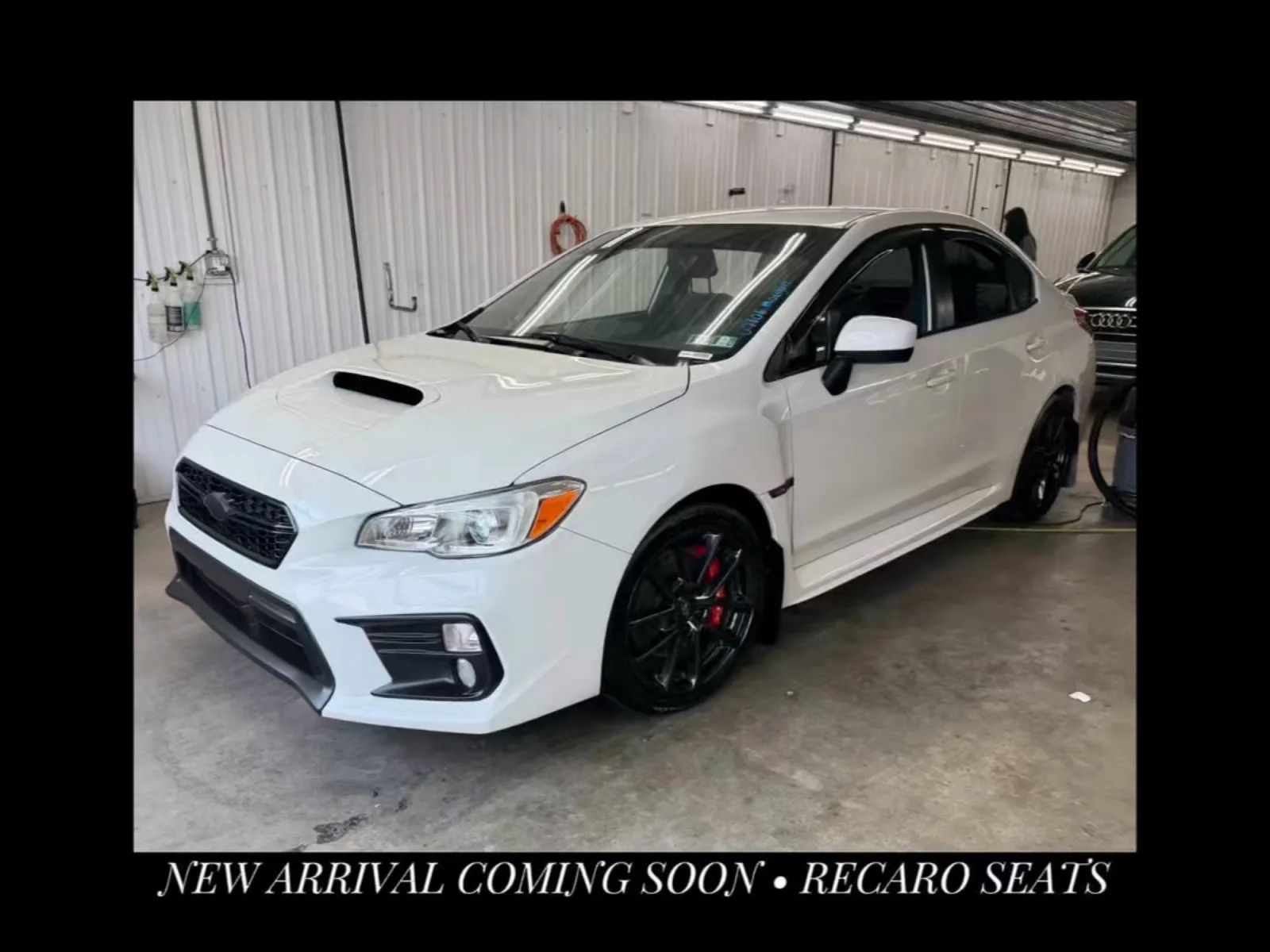 White 2020 Subaru WRX Sedan All-Wheel Drive 6-Speed Manual