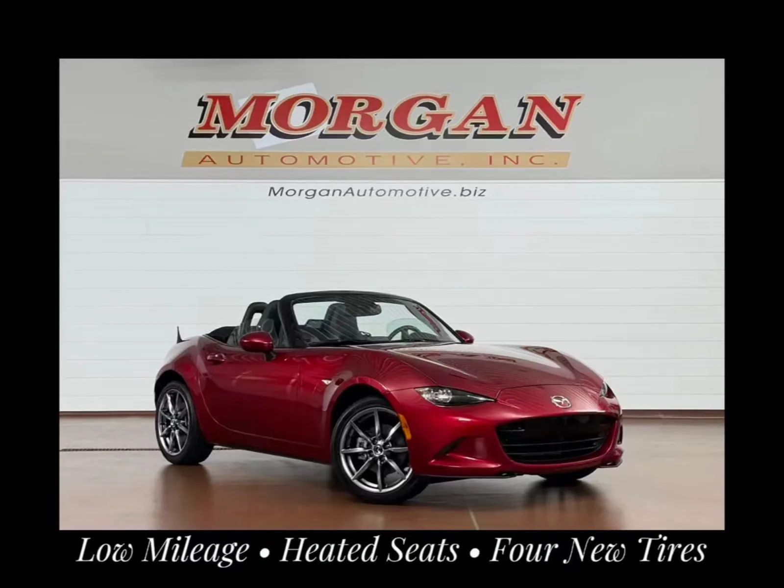 Red 2022 Mazda MX-5 Miata Convertible Rear-Wheel Drive 6-Speed Manual