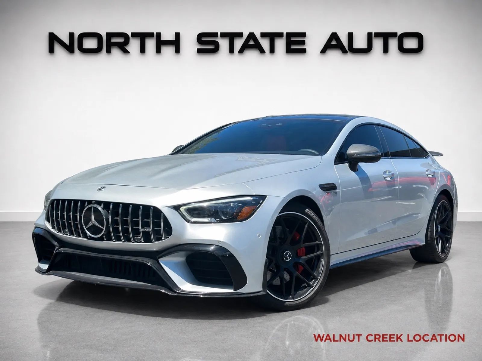 Silver 2020 Mercedes-Benz AMG GT Sedan All-Wheel Drive Automatic