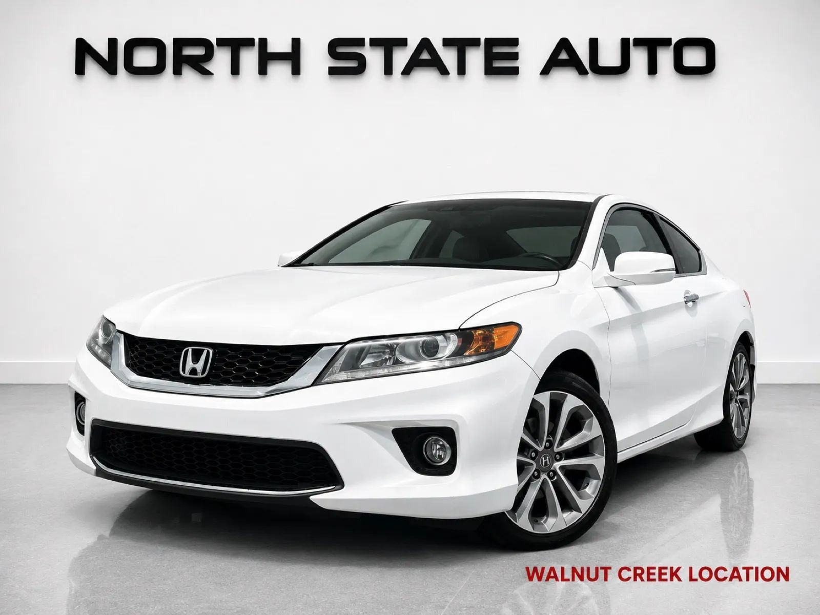White 2015 Honda Accord Coupe Coupe Front-Wheel Drive Automatic