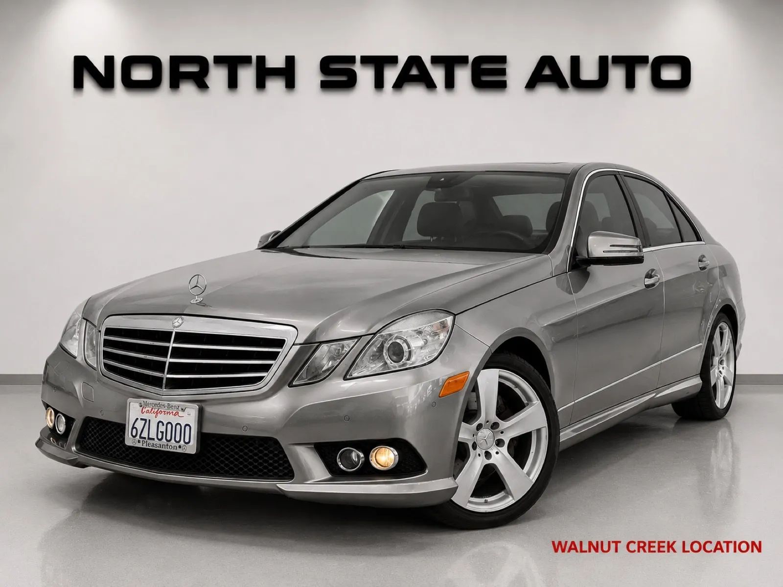 Gray 2010 Mercedes-Benz E-Class Sedan Rear-Wheel Drive Automatic