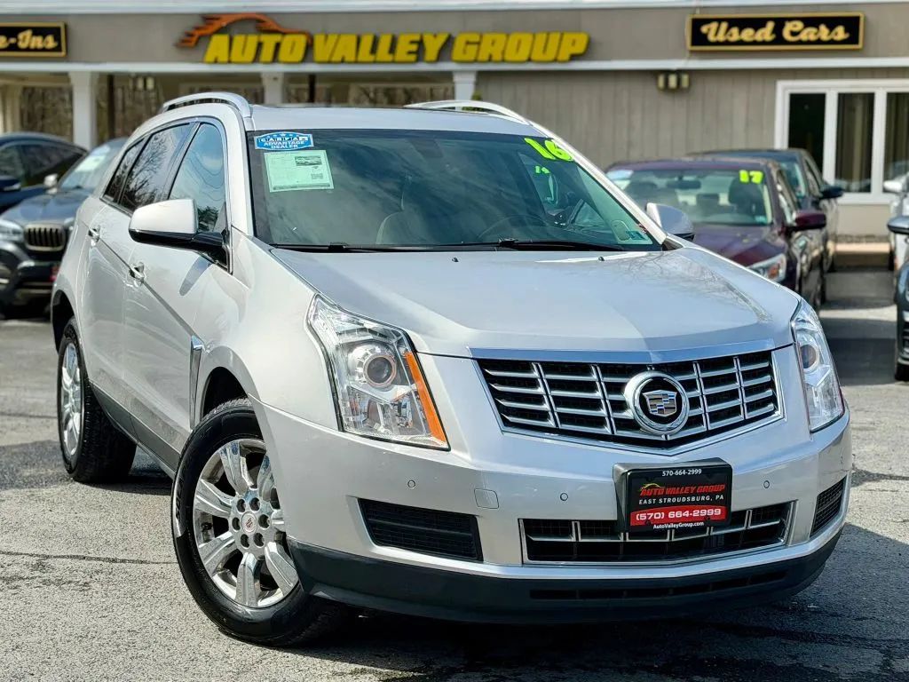 Silver 2016 Cadillac SRX Luxury AWD SUV / Crossover All-Wheel Drive 6-Speed Automatic