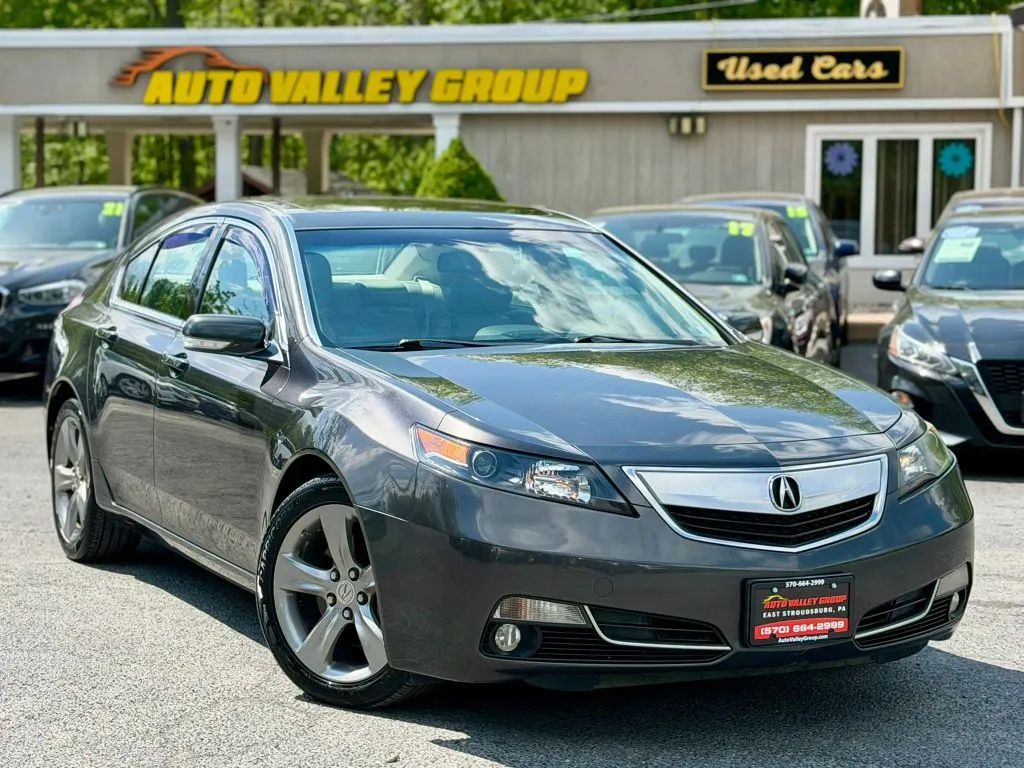 Gray 2014 Acura TL FWD with Advance Package Sedan Front-Wheel Drive 6-Speed Automatic