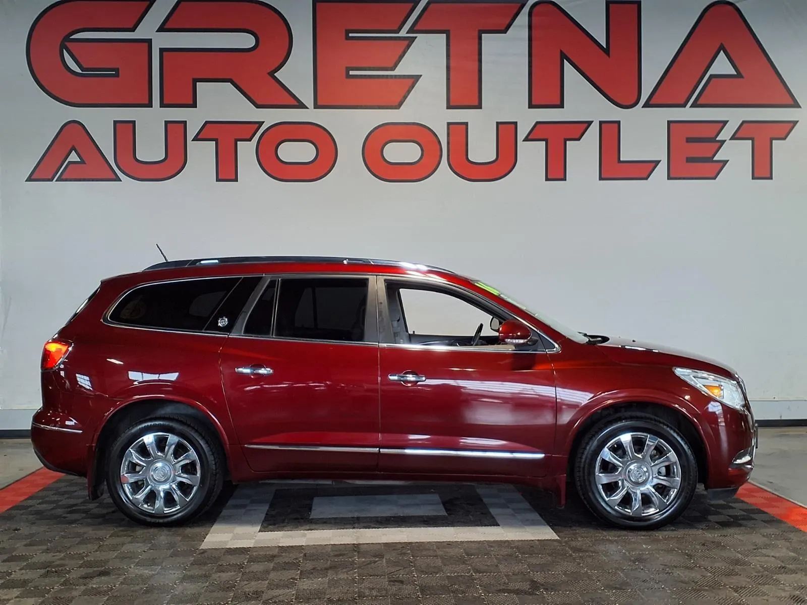 Red 2016 Buick Enclave Premium AWD SUV / Crossover All-Wheel Drive Automatic