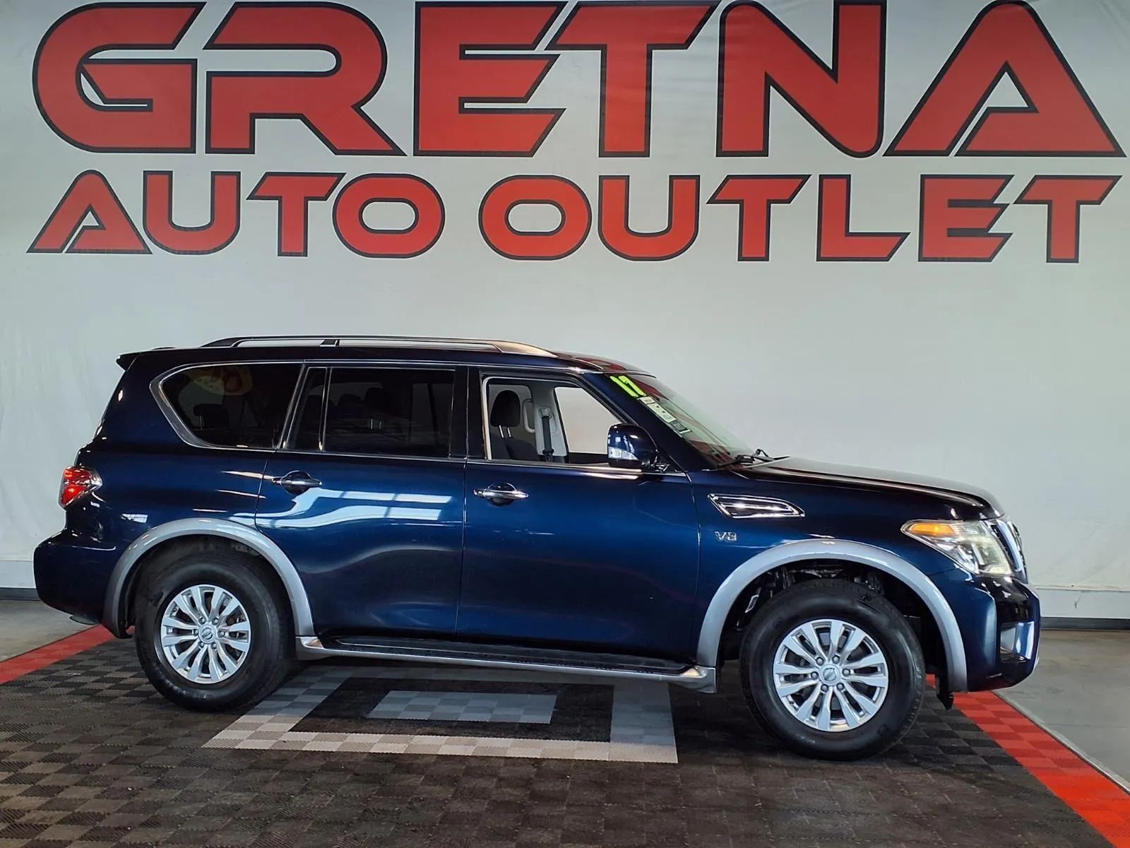 Blue 2017 Nissan Armada SUV / Crossover Four-Wheel Drive Automatic