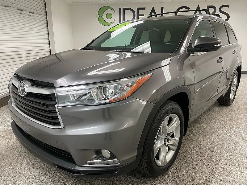 Gray 2016 Toyota Highlander Limited Platinum AWD SUV / Crossover All-Wheel Drive 6-Speed Automatic