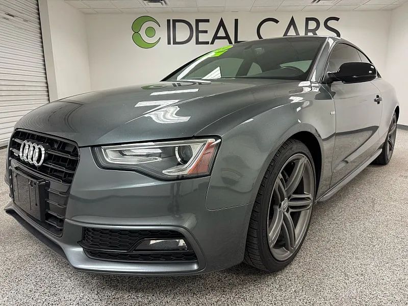 Gray 2014 Audi A5 2.0T quattro Premium Plus Coupe AWD Coupe All-Wheel Drive 8-Speed Automatic