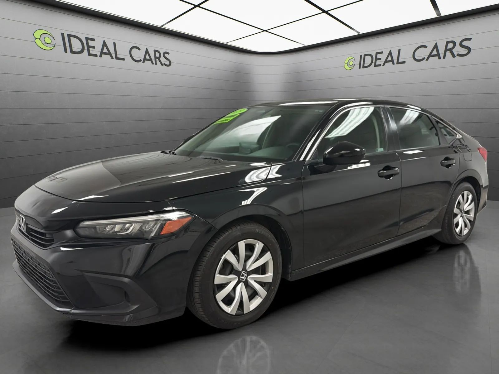 Black 2023 Honda Civic Sedan Front-Wheel Drive Automatic