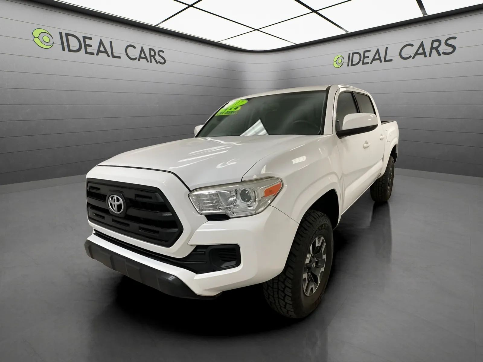 White 2017 Toyota Tacoma Pickup Truck Four-Wheel Drive 6-Speed Automatic
