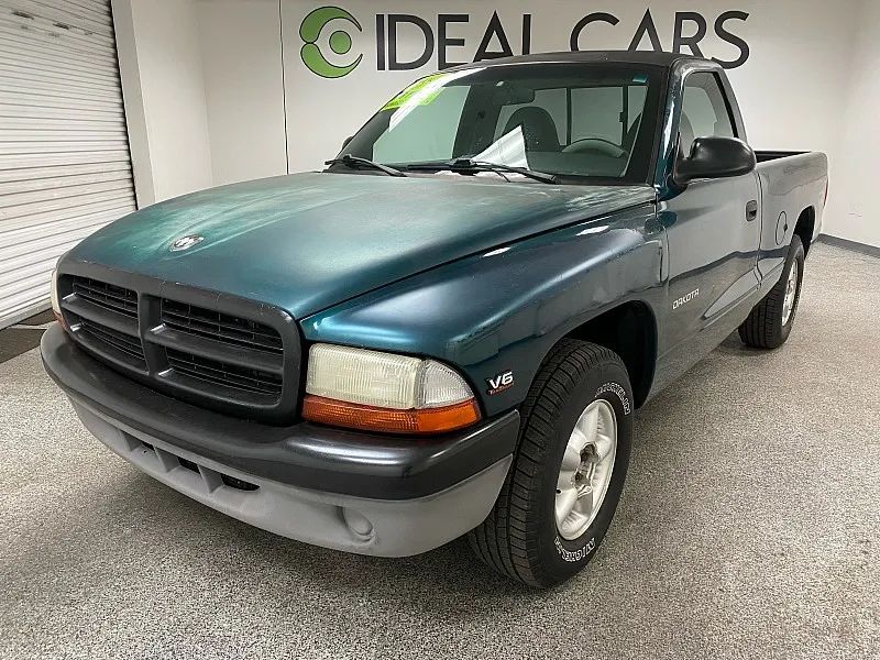 Green 1997 Dodge Dakota RWD Pickup Truck Rear-Wheel Drive Automatic