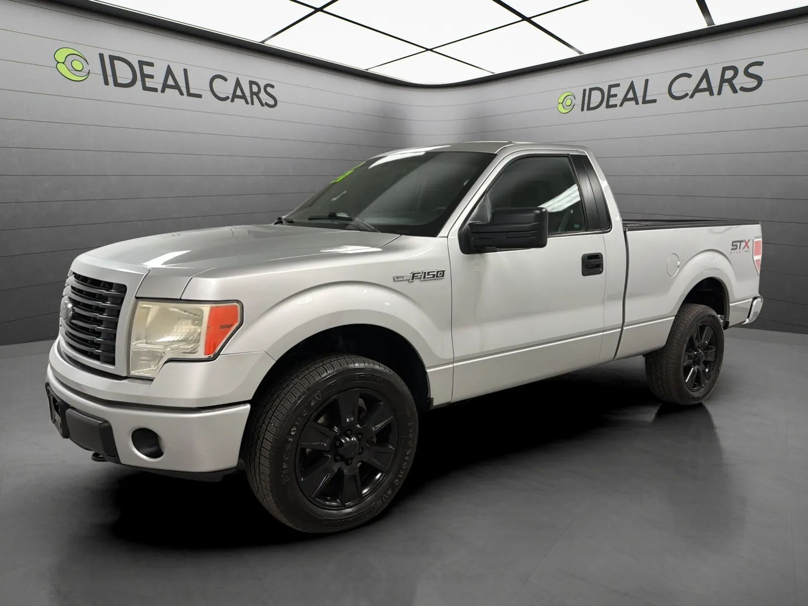 Silver 2014 Ford F-150 Pickup Truck Four-Wheel Drive Automatic