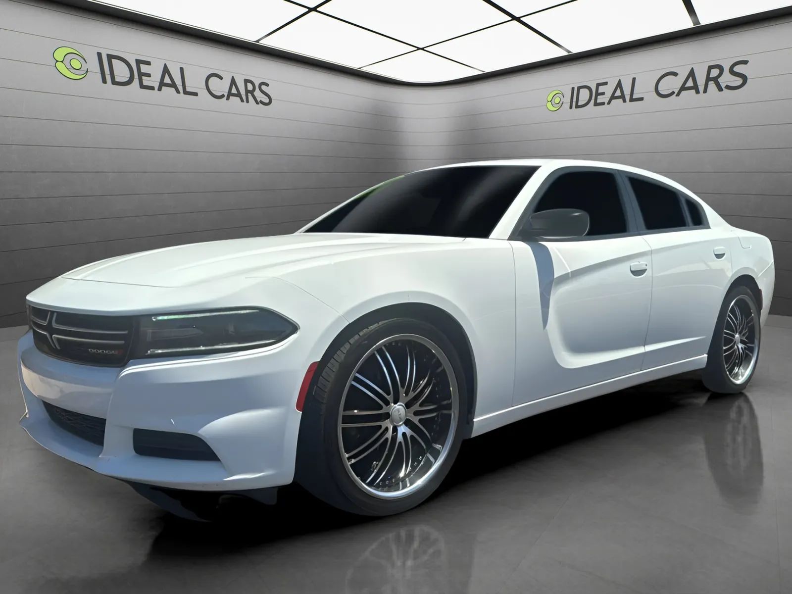 White 2015 Dodge Charger SE RWD Sedan Rear-Wheel Drive