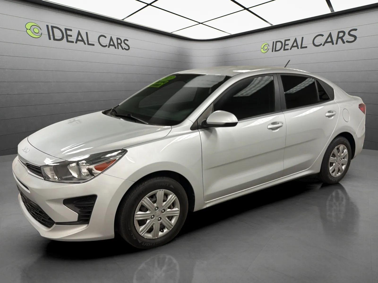 Silver 2023 Kia Rio Sedan Front-Wheel Drive Automatic