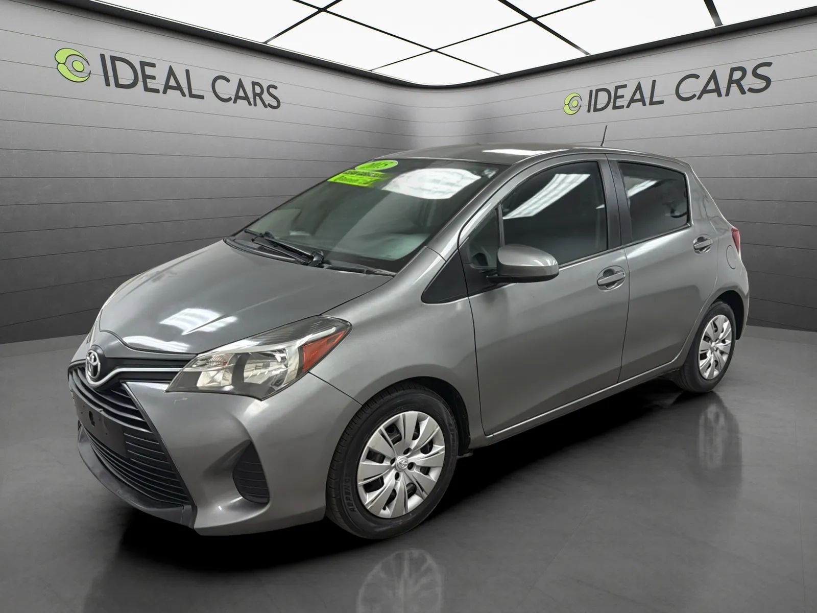 Gray 2015 Toyota Yaris Hatchback Front-Wheel Drive Automatic
