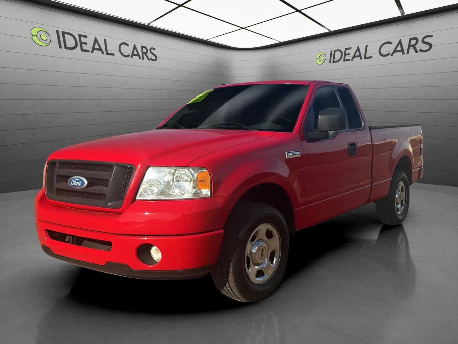 Red 2007 Ford F-150 XL Pickup Truck Rear-Wheel Drive Automatic