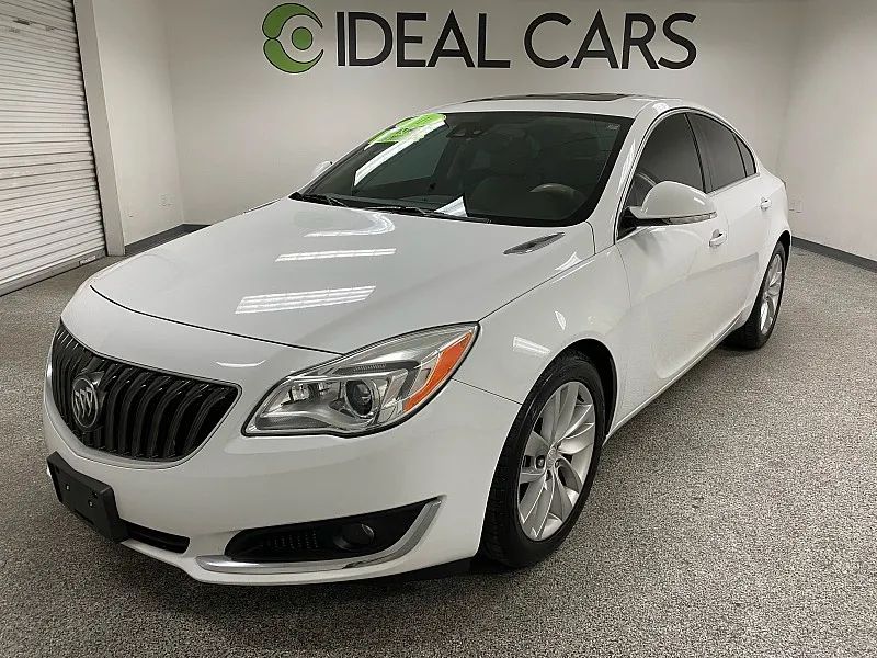 White 2016 Buick Regal Premium II Sedan FWD Sedan Front-Wheel Drive 6-Speed Automatic