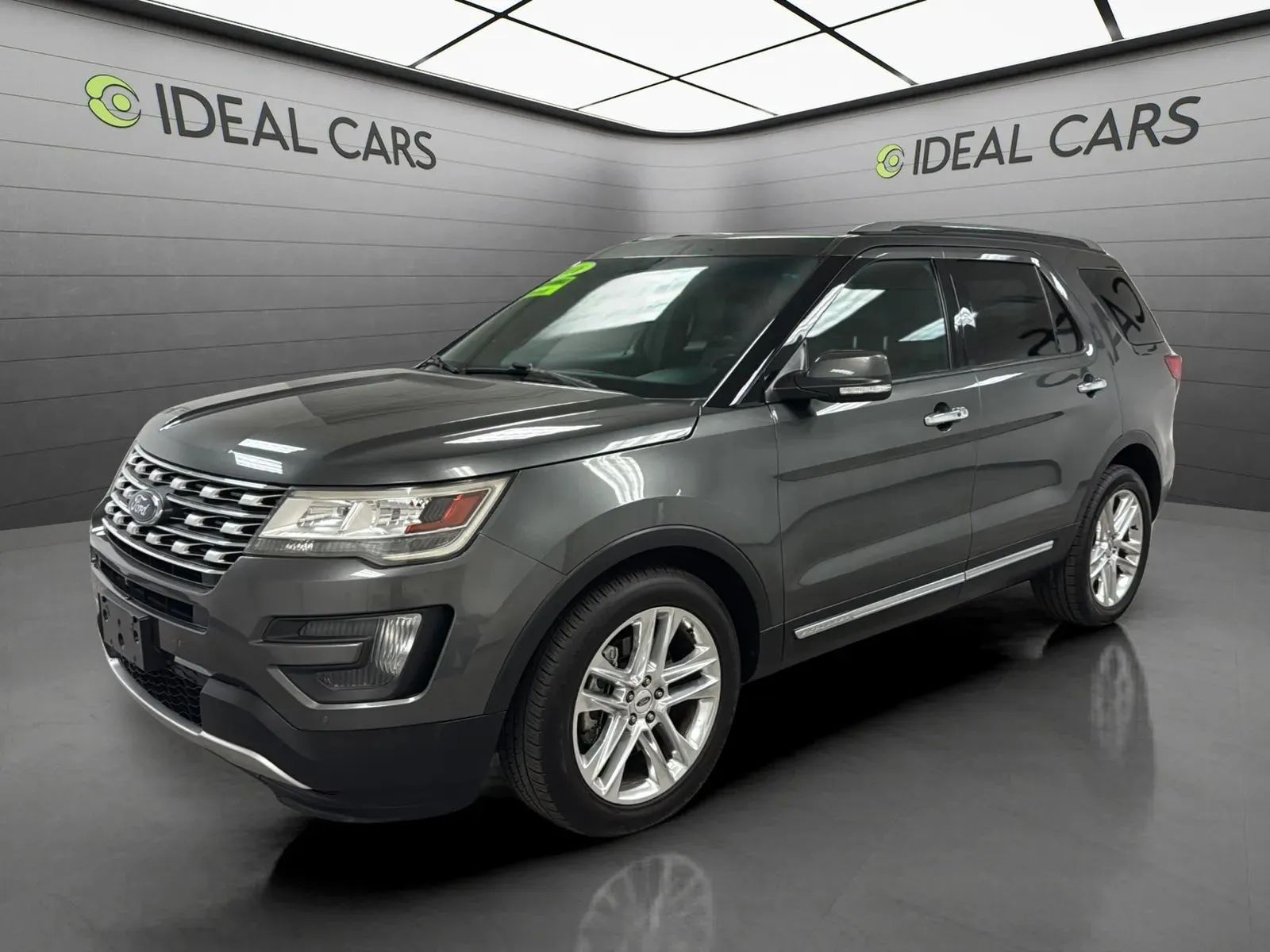 Gray 2016 Ford Explorer SUV / Crossover Front-Wheel Drive Automatic