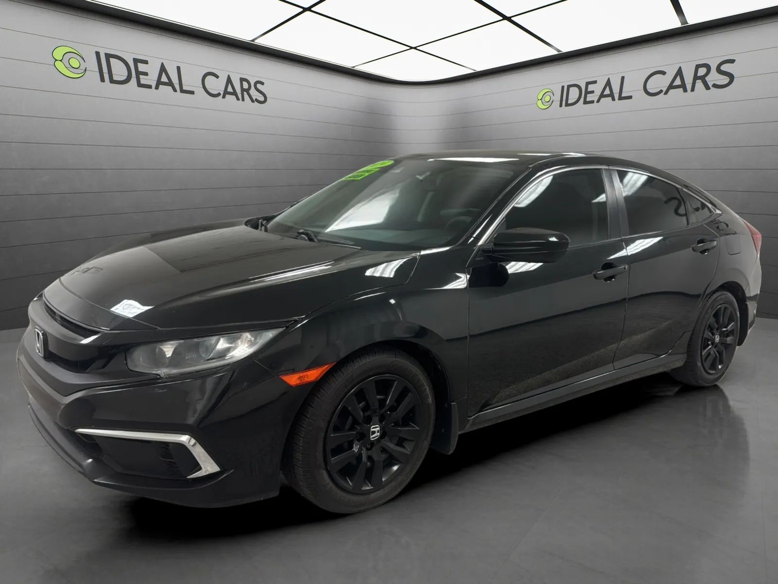 Black 2019 Honda Civic Sedan Front-Wheel Drive Automatic