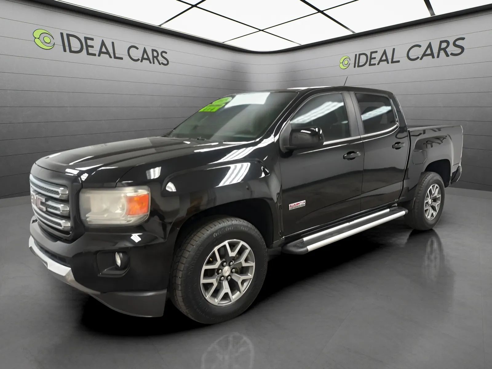 Black 2015 GMC Canyon Pickup Truck Four-Wheel Drive 6-Speed Automatic