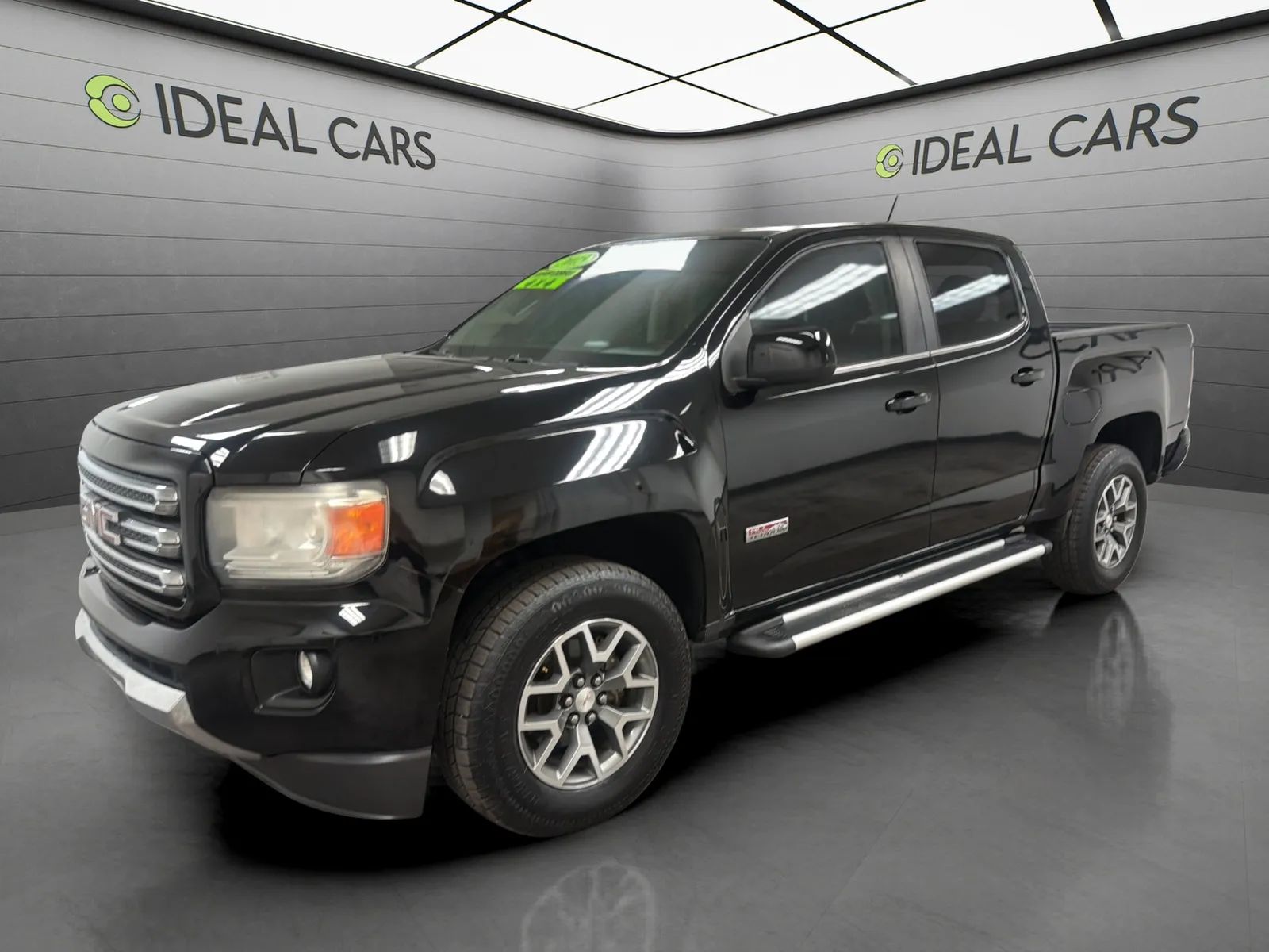 Black 2015 GMC Canyon Pickup Truck Four-Wheel Drive 6-Speed Automatic