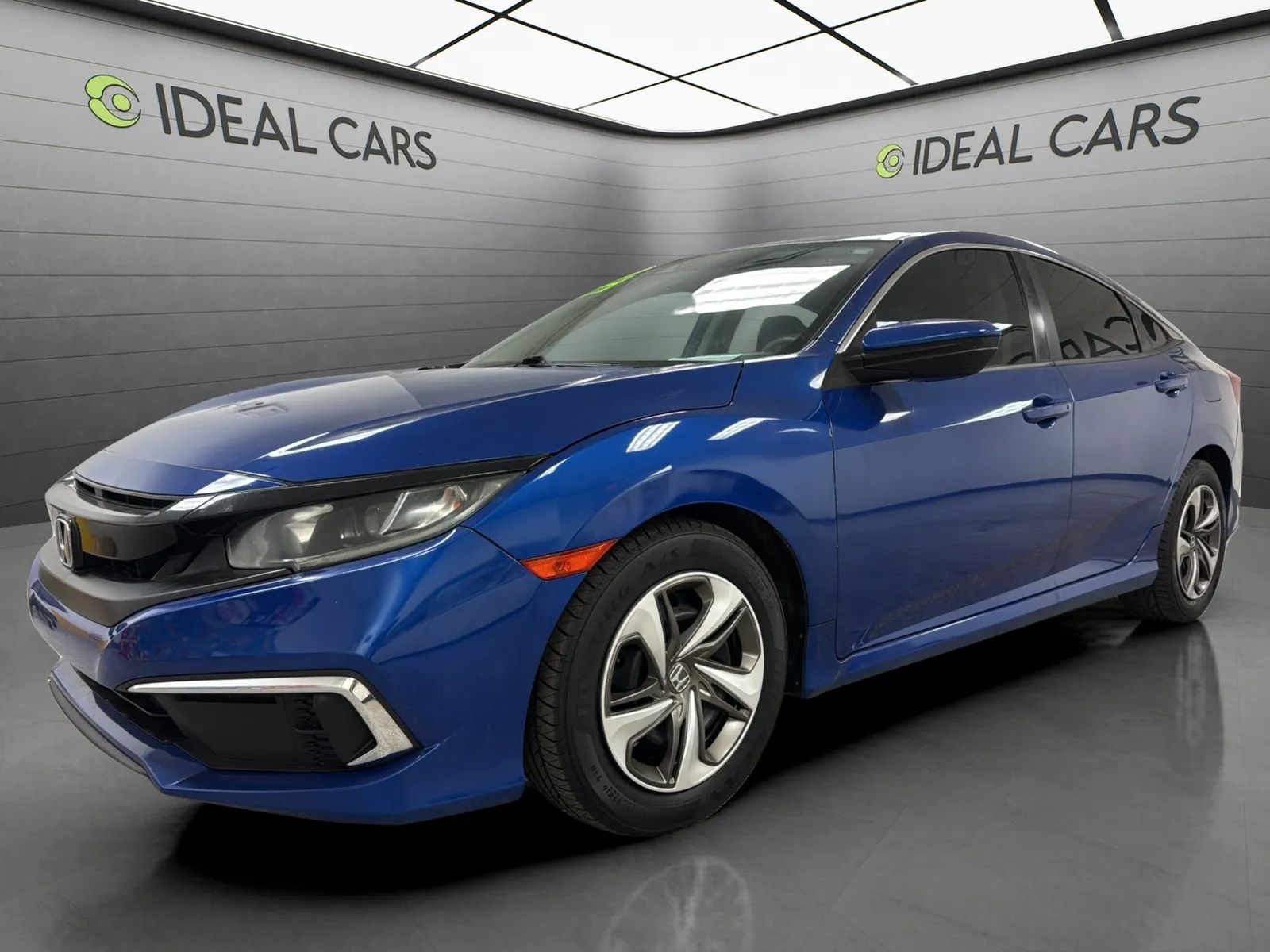 Blue 2019 Honda Civic Sedan Front-Wheel Drive 