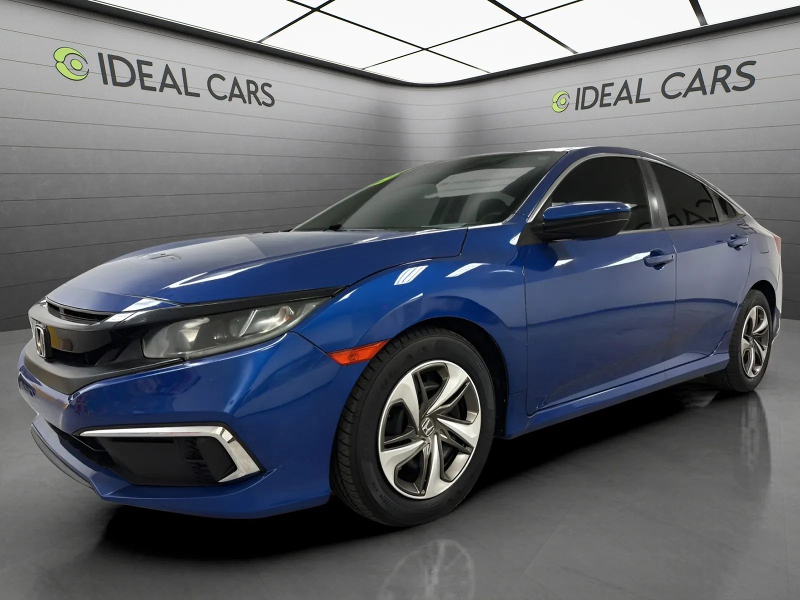 Blue 2019 Honda Civic Sedan Front-Wheel Drive Automatic