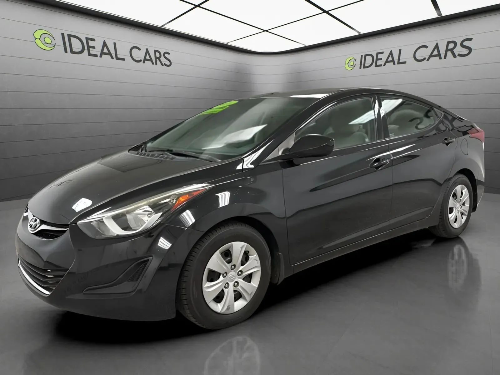 Black 2016 Hyundai Elantra Sedan Front-Wheel Drive Automatic