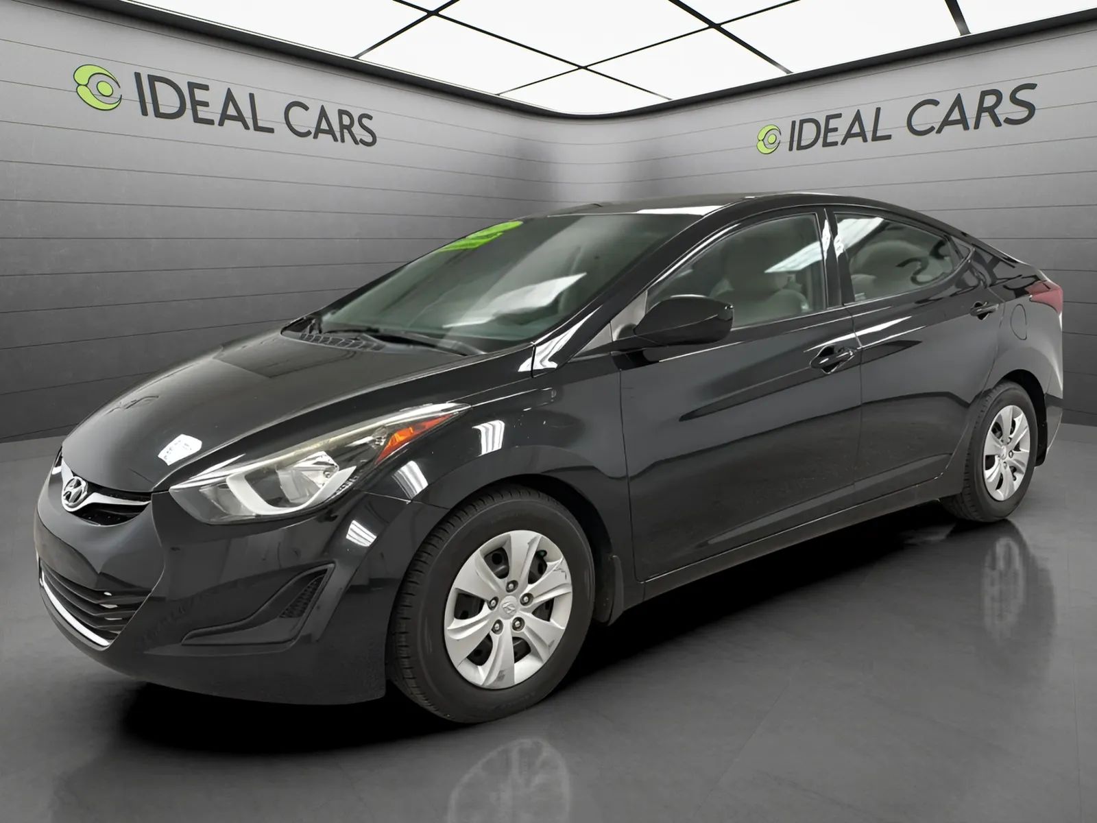 Black 2016 Hyundai Elantra Sedan Front-Wheel Drive Automatic