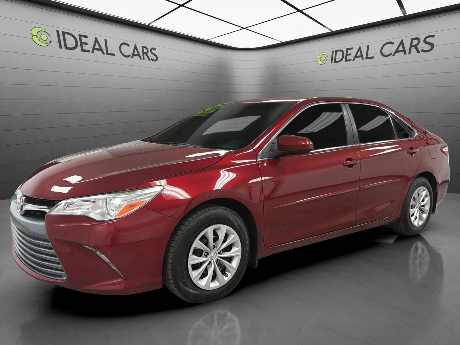 Red 2016 Toyota Camry Sedan Front-Wheel Drive Automatic