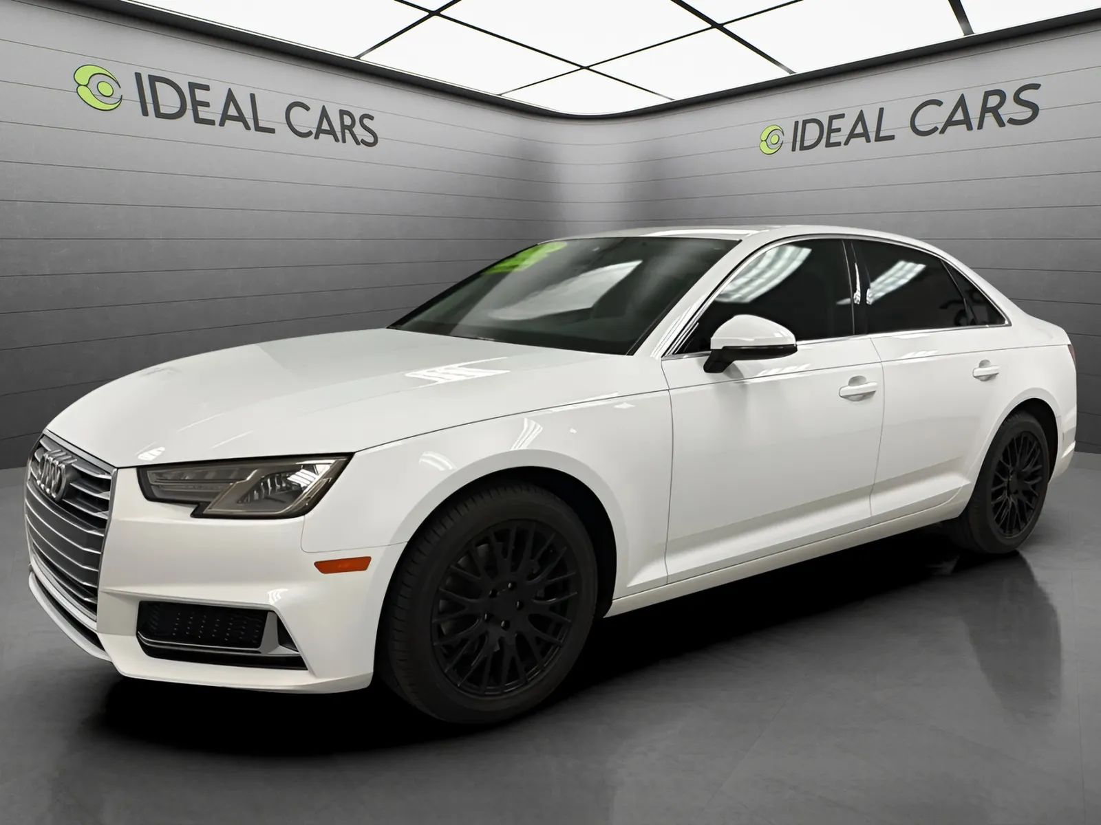 White 2019 Audi A4 Sedan Front-Wheel Drive Automatic