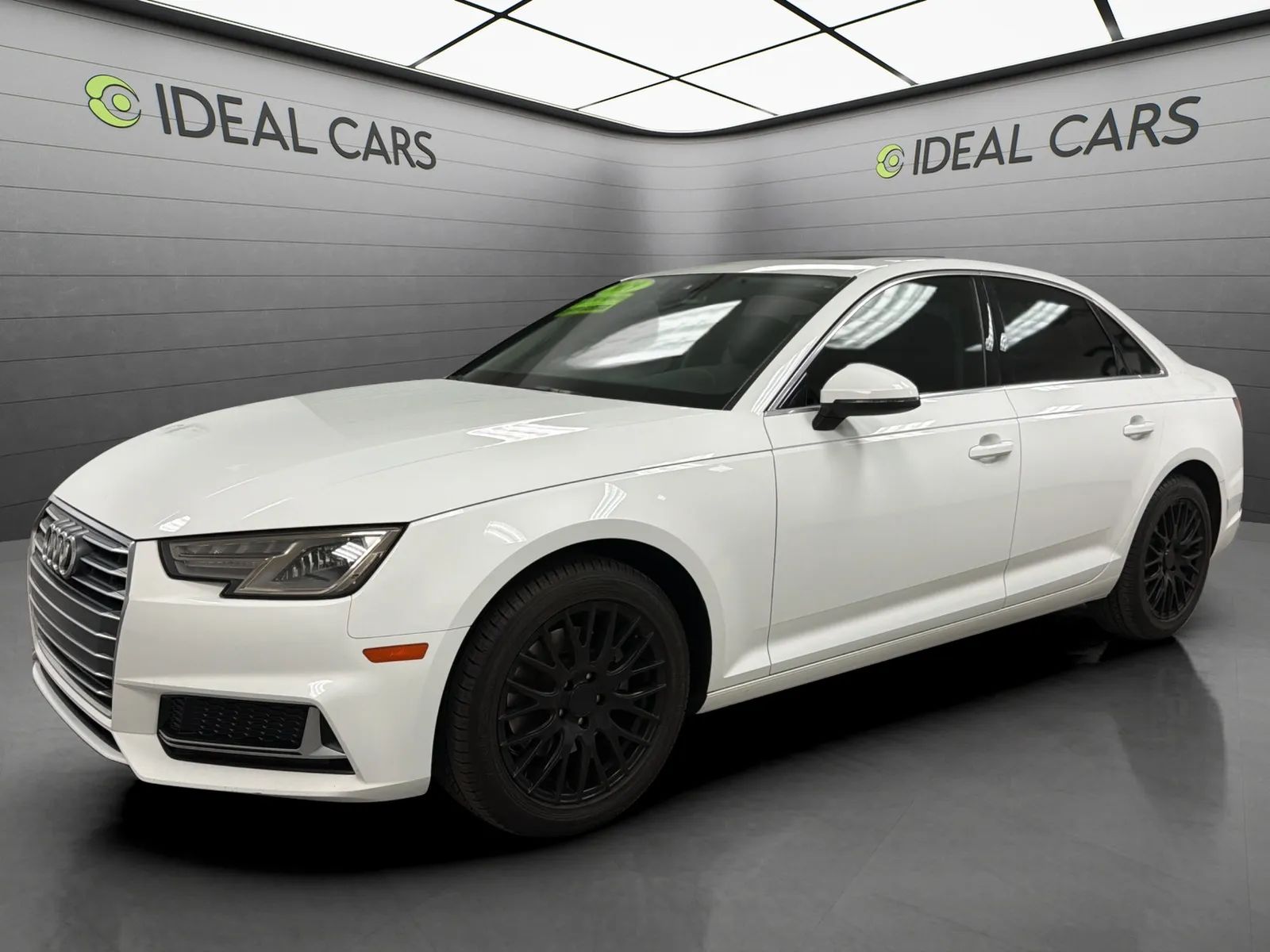 White 2019 Audi A4 Sedan Front-Wheel Drive Automatic
