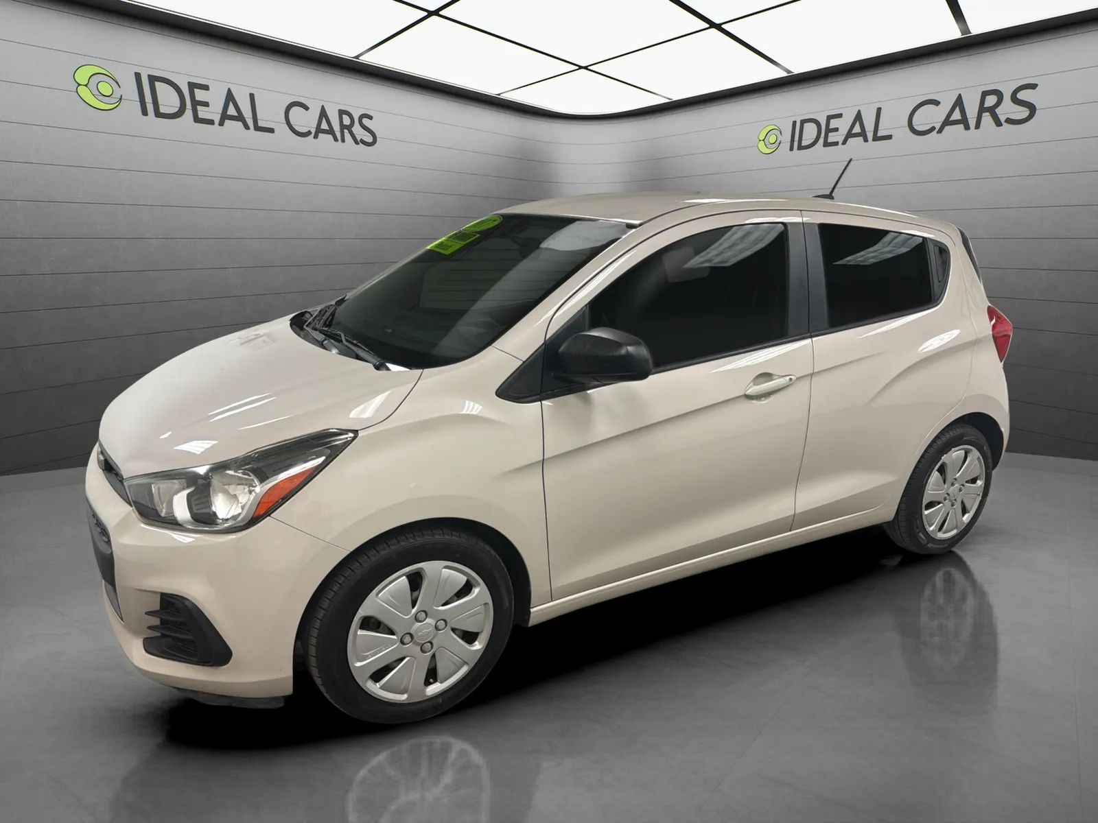 White 2017 Chevrolet Spark Hatchback Front-Wheel Drive Automatic