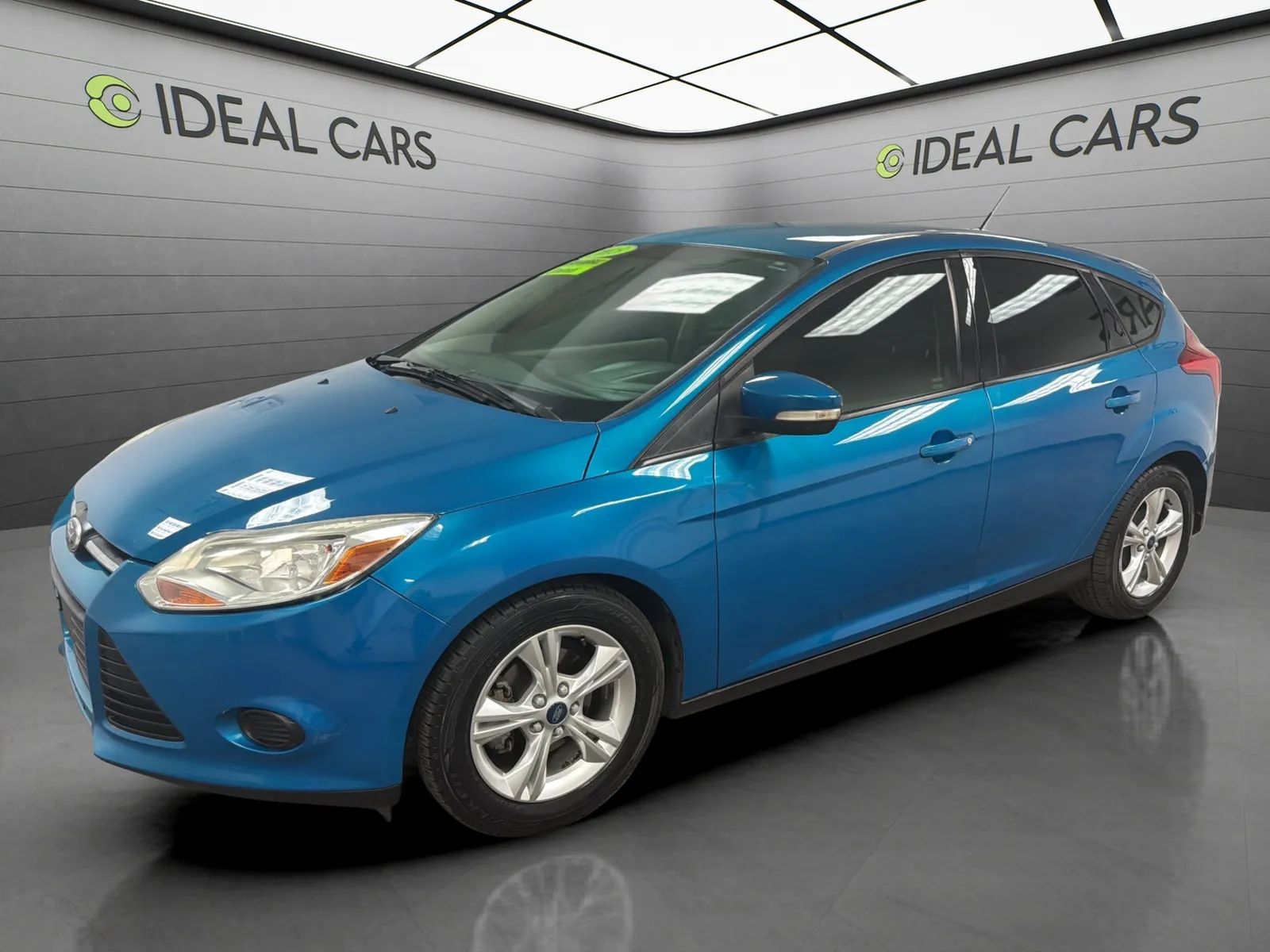 Blue 2013 Ford Focus Hatchback Front-Wheel Drive Automatic