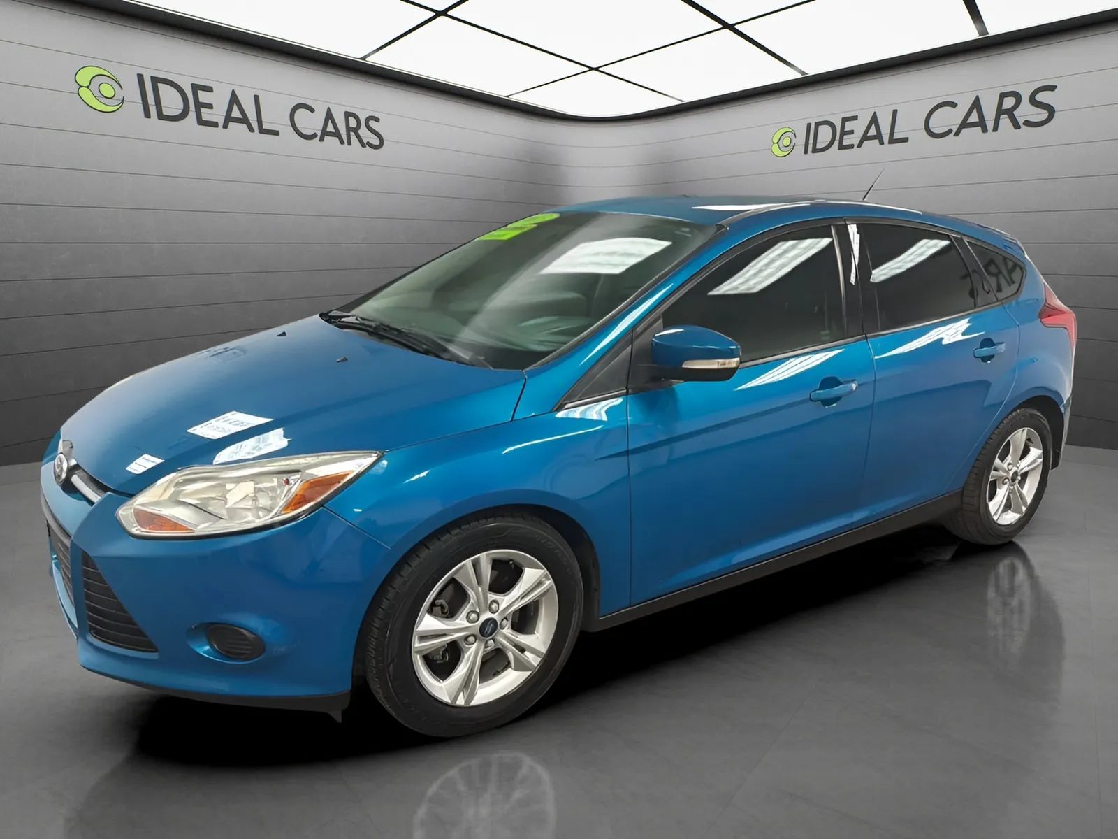 Blue 2013 Ford Focus Hatchback Front-Wheel Drive Automatic