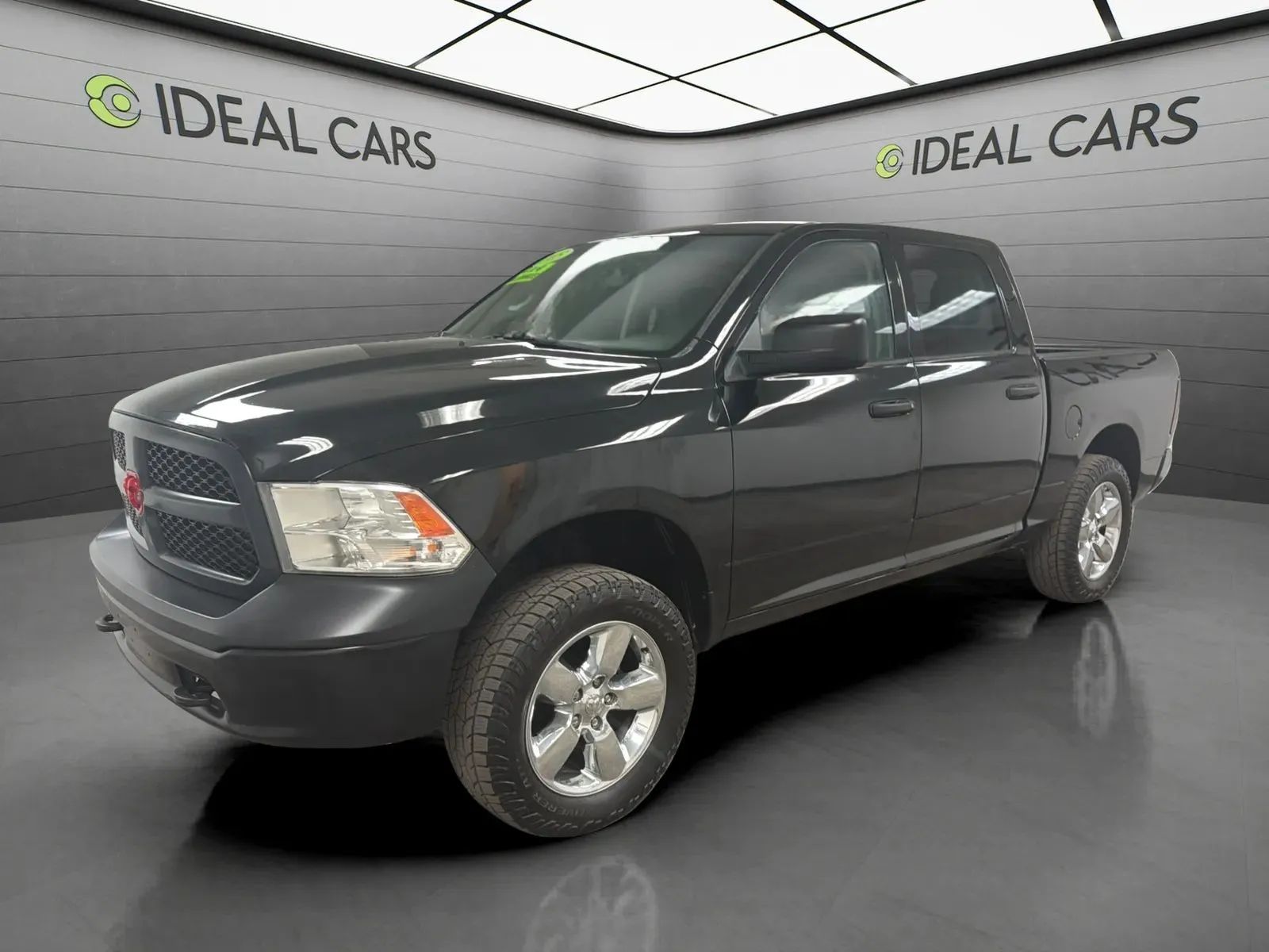 Black 2015 RAM 1500 Pickup Truck Four-Wheel Drive Automatic