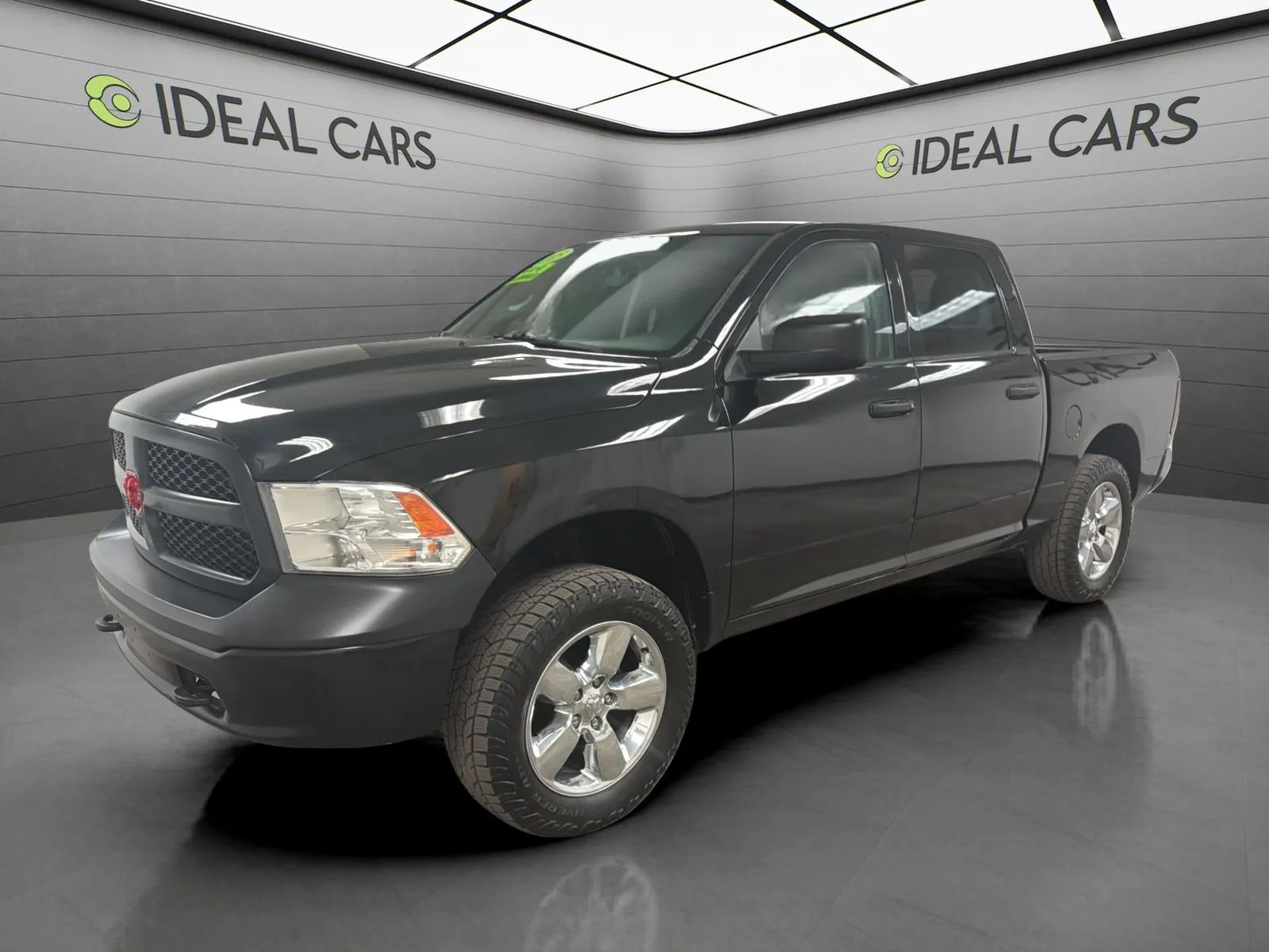 Black 2015 RAM 1500 Pickup Truck Four-Wheel Drive Automatic
