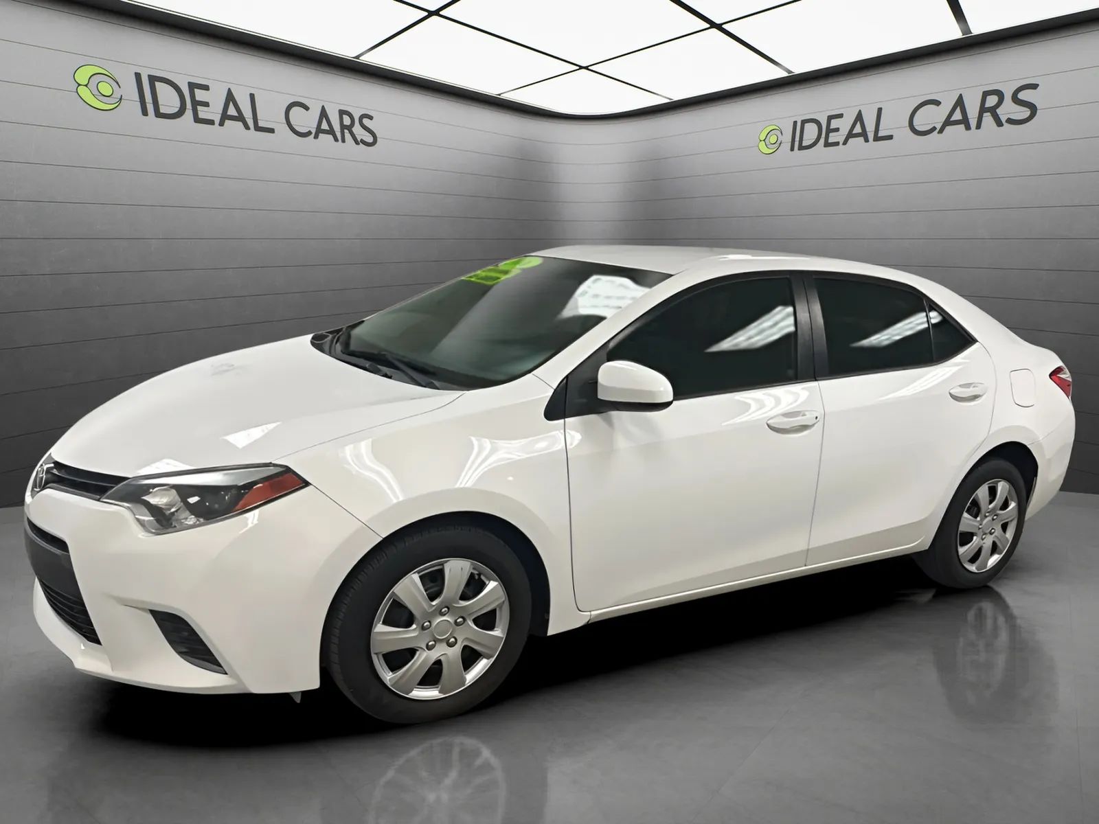 White 2016 Toyota Corolla Sedan Front-Wheel Drive Automatic
