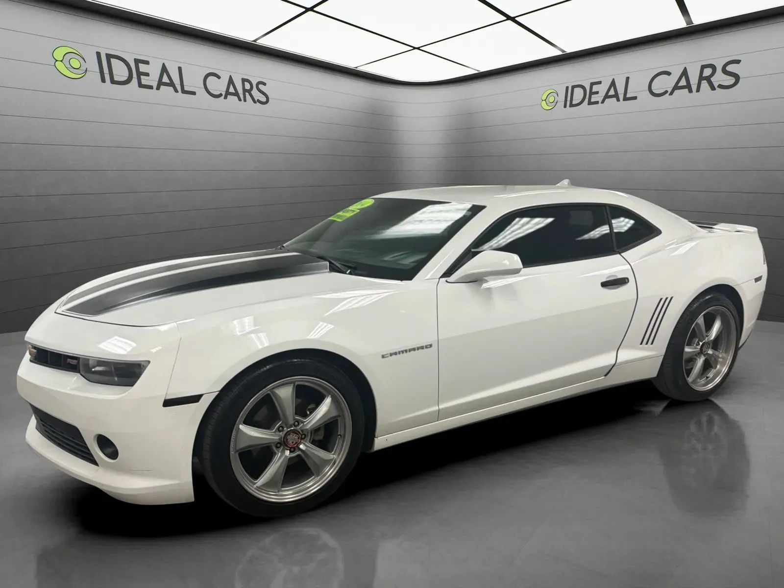 White 2014 Chevrolet Camaro Coupe Rear-Wheel Drive Automatic