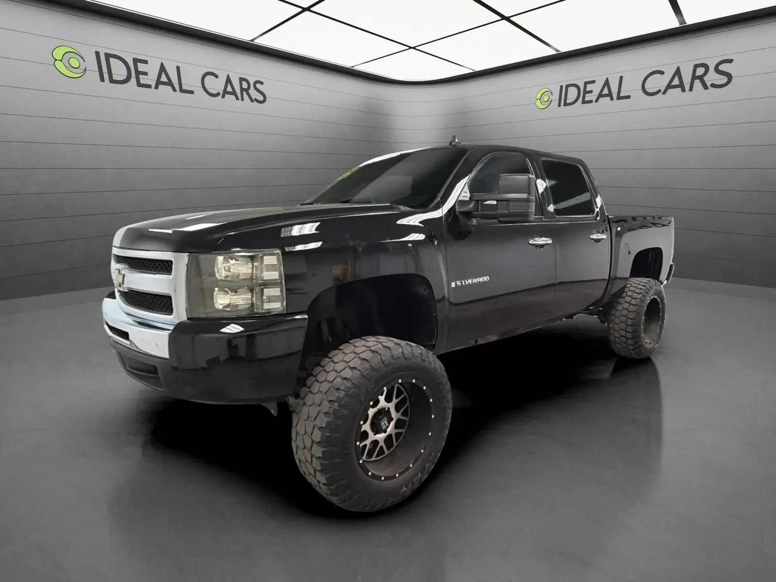 Black 2008 Chevrolet Silverado 1500 Pickup Truck Four-Wheel Drive Automatic
