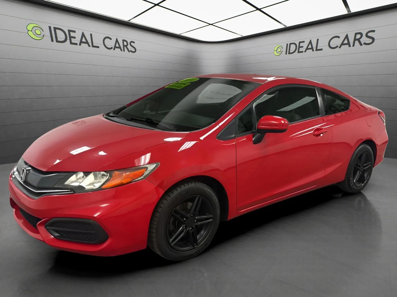 Red 2014 Honda Civic Coupe Coupe Front-Wheel Drive Automatic