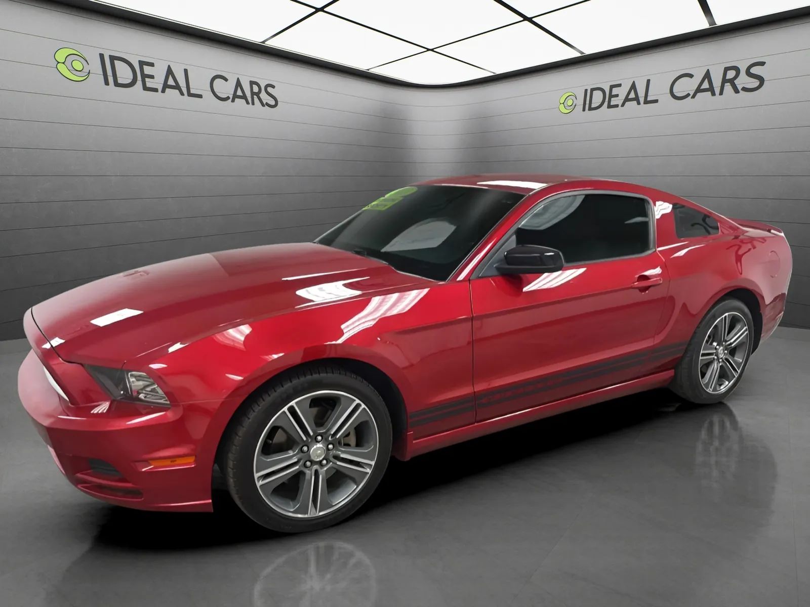 Red 2013 Ford Mustang Coupe Rear-Wheel Drive Automatic