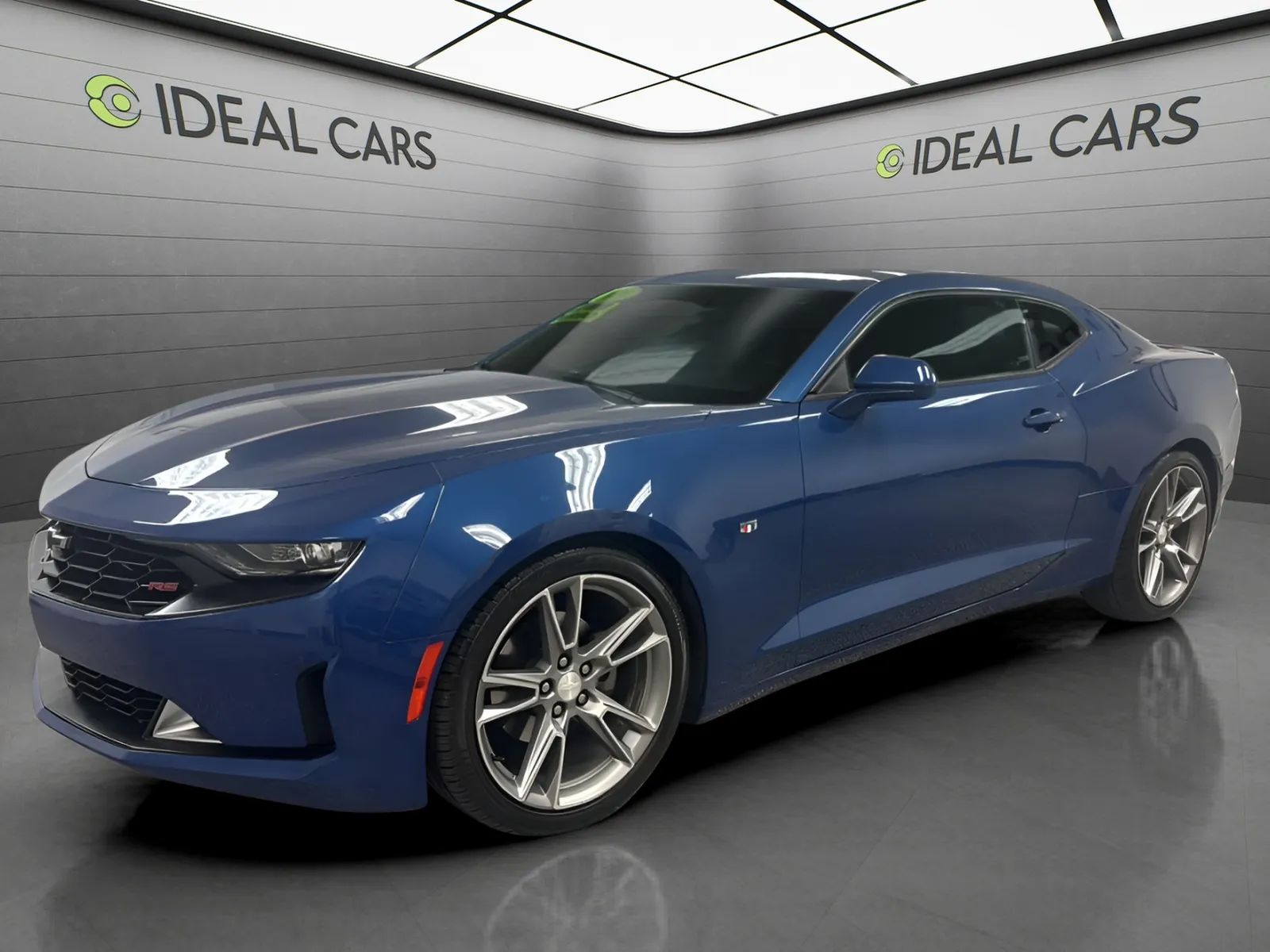 Blue 2019 Chevrolet Camaro Coupe Rear-Wheel Drive Automatic