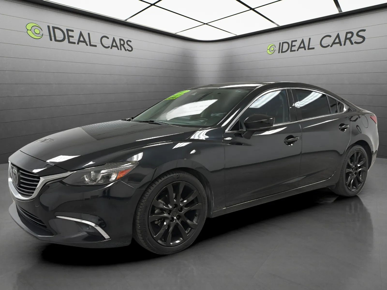 Black 2017 Mazda MAZDA6 Sedan Front-Wheel Drive Automatic