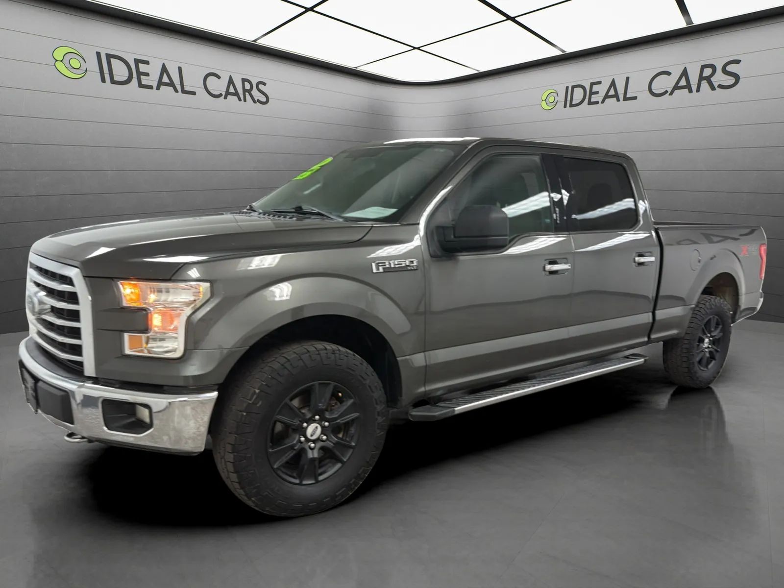 Gray 2016 Ford F-150 Pickup Truck Four-Wheel Drive Automatic