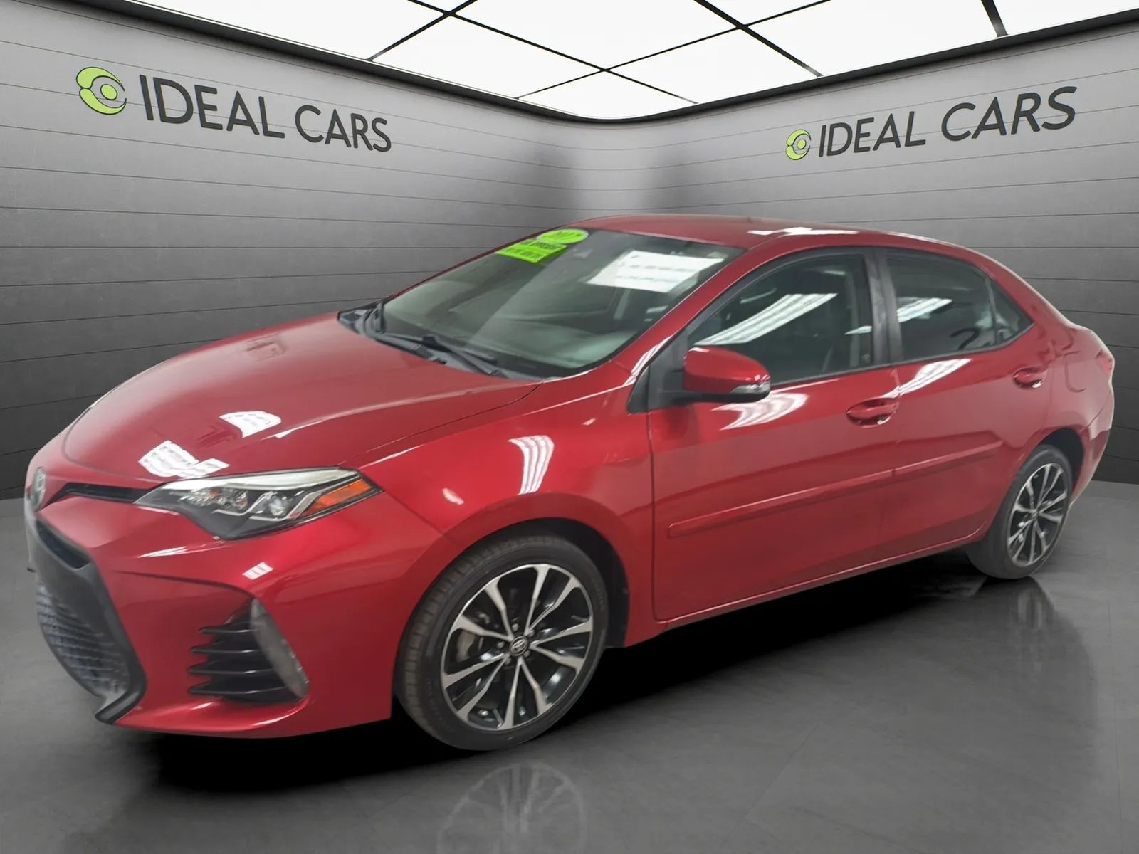 Red 2017 Toyota Corolla Sedan Front-Wheel Drive Automatic